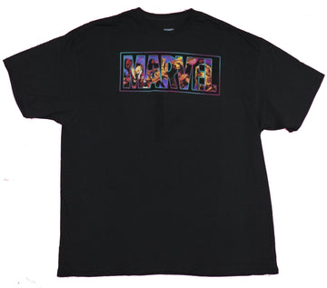 Marvel Mens T-Shirt- Guardians of The Galaxy Iron Man & More in Logo
