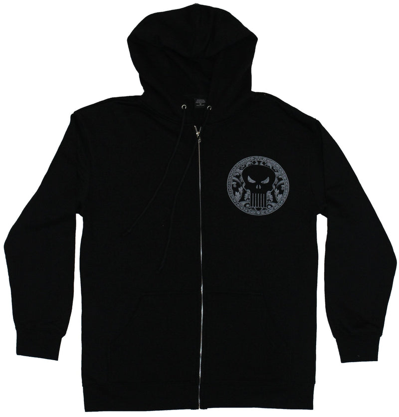 The Punisher (Marvel Comics) Mens Hoodie Sweatshirt - Vengeance Not Punishment