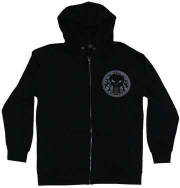 The Punisher (Marvel Comics) Mens Hoodie Sweatshirt - Vengeance Not Punishment