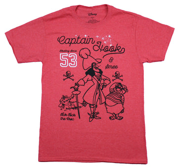 Peter Pan Mens T-Shirt  - Captain Hook & Smee Since 53 Drawing