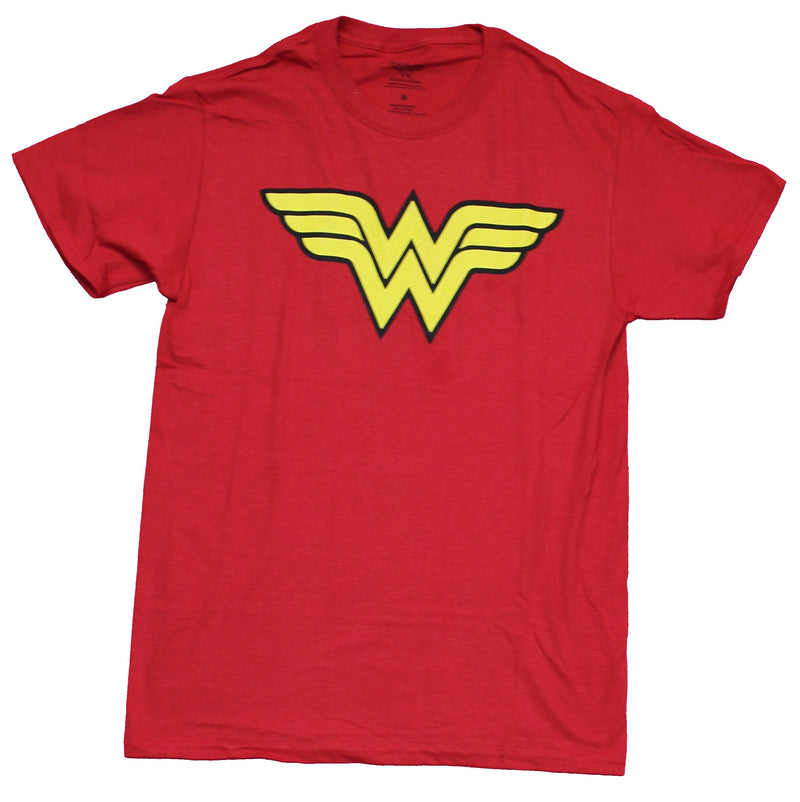 Wonder Woman Mens T-Shirt - Classic Crisp Comic Style Logo