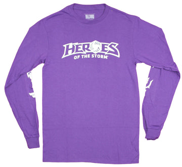 Heroes of the Storm Mens Long Sleeve T-Shirt - Name Logo Symbol Sleeves