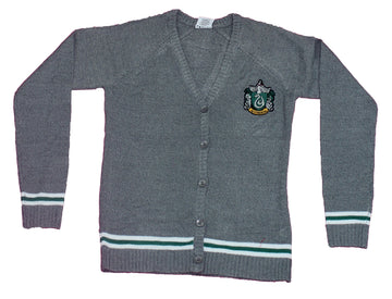 Harry Potter Girls Plus Size Cardigan - Slytherin House Crest