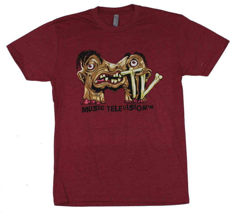 MTV Mens T-Shirt - Music Television Classic 90s Monster Logo