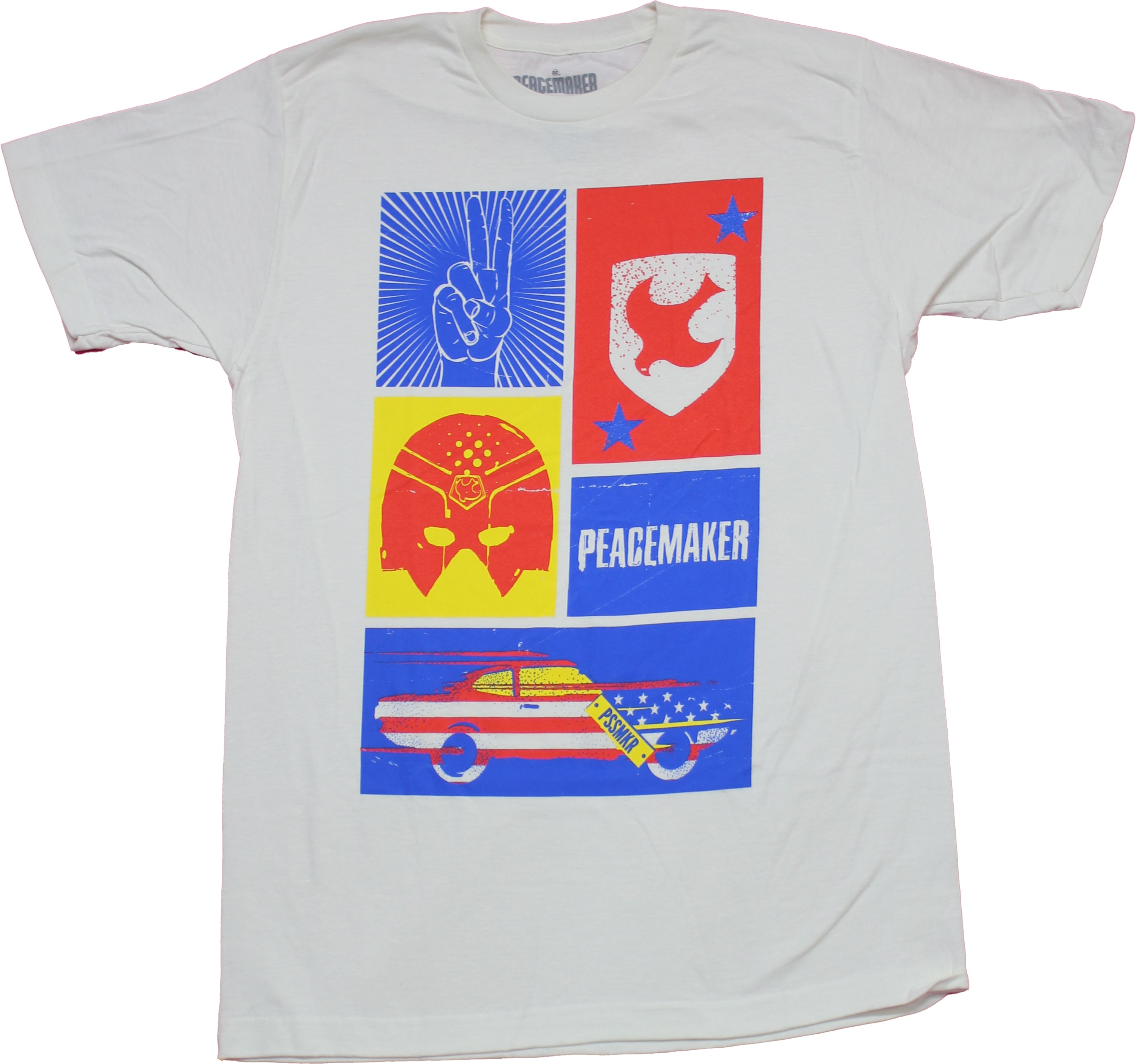 Peacemaker Mens T-Shirt - Spray Paint Style Symbol Collection