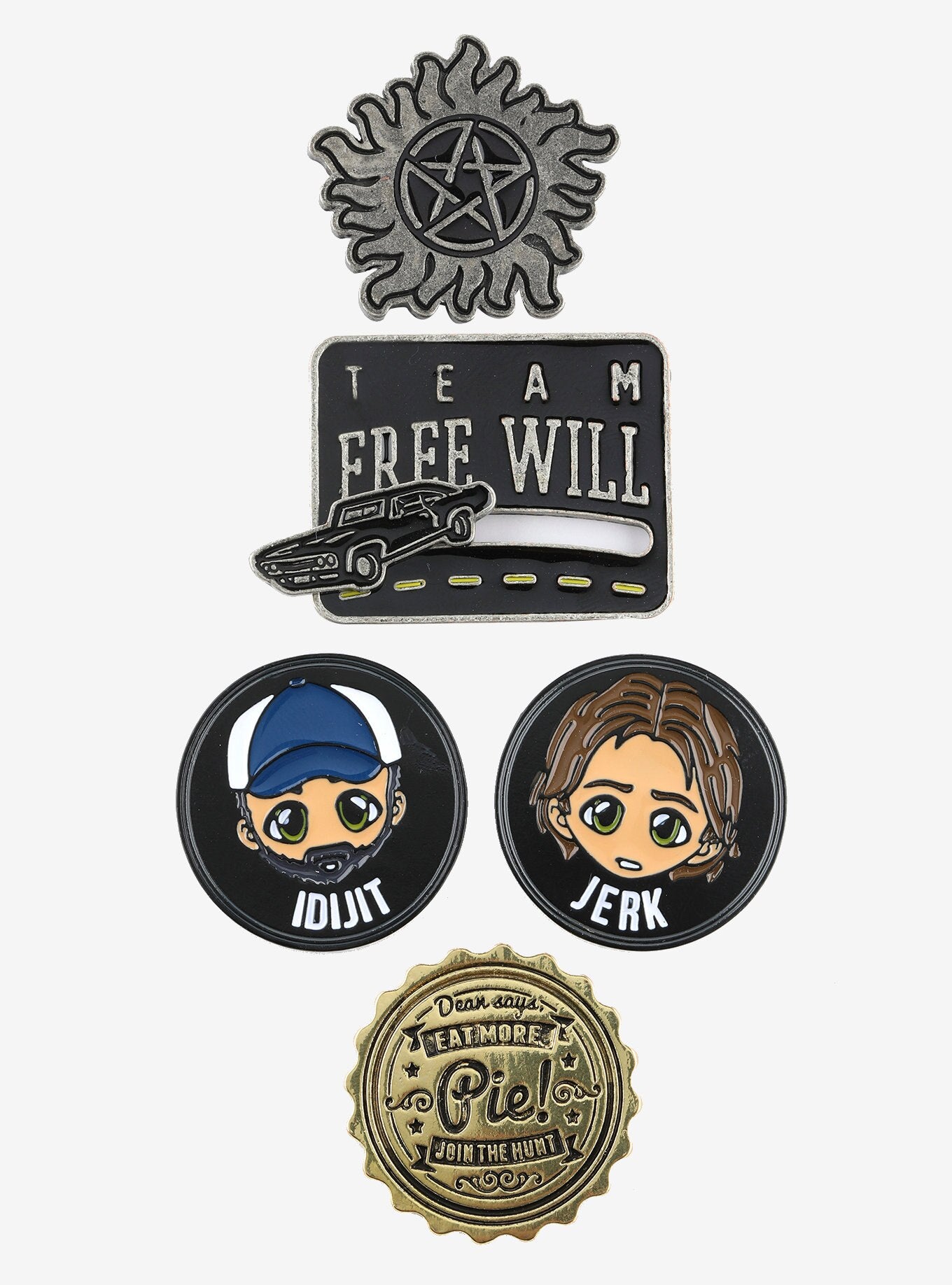 Supernatural Blind Box Enamel Pin