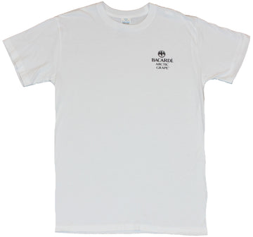 Bacardi Rum  Mens T-Shirt -  Artic Grape Flavored Rum Logo