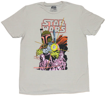 Star Wars Mens T-Shirt - Boba Fett Comic Cover Image