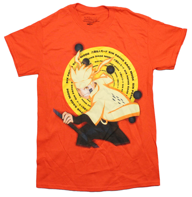 Naruto Shippuden Mens T-shirt - In Front of Six Paths Sage Mode Labryinth
