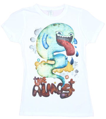 The Almost Girls Juniors T-Shirt - Water colored Bubbly Monster
