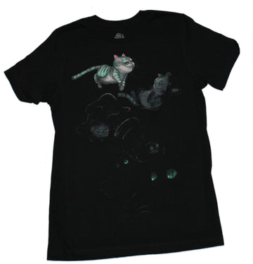 Alice Looking Through the Looking Glass Mens T-Shirt - Fadiing Cat Images