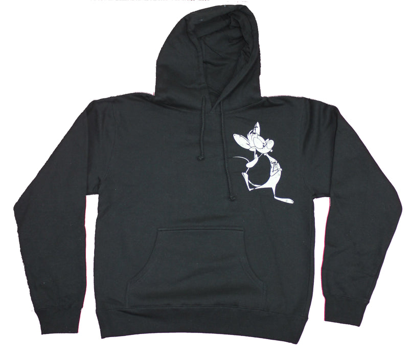 Pinky And The Brain Girls Juniors Zip Up Hoodie -  Are You Pondering What I'm?