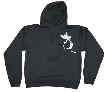 Pinky And The Brain Girls Juniors Zip Up Hoodie -  Are You Pondering What I'm?