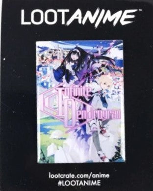 Rare L.E. Discontinued LootCrate Infinite Dendrogram Enamel Loot Anime Pin
