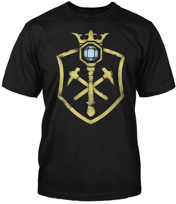 Everquest Mens T-Shirt - Distressed Landmark Shield Image