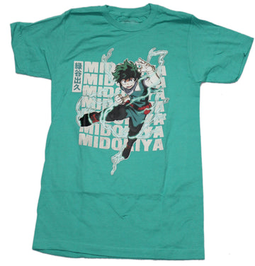 My Hero Academia Mens T-Shirt - Deku Midoriya Name Drop