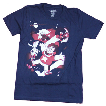 Steven Universe Mens T-Shirt  - Steven and the Gems in Space Image