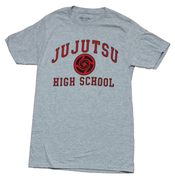 Jujutsu Kaisen Mens T-Shirt - Jujutsu High School Collegiate Logo