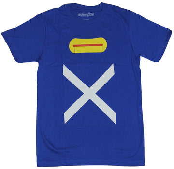 Cyclops X-Men (Marvel Comics) Mens T-Shirt - Mask Costume Image