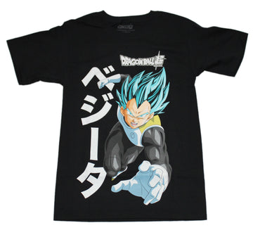 Dragon Ball Z Super Mens T-Shirt - Diving Vegeta Attack