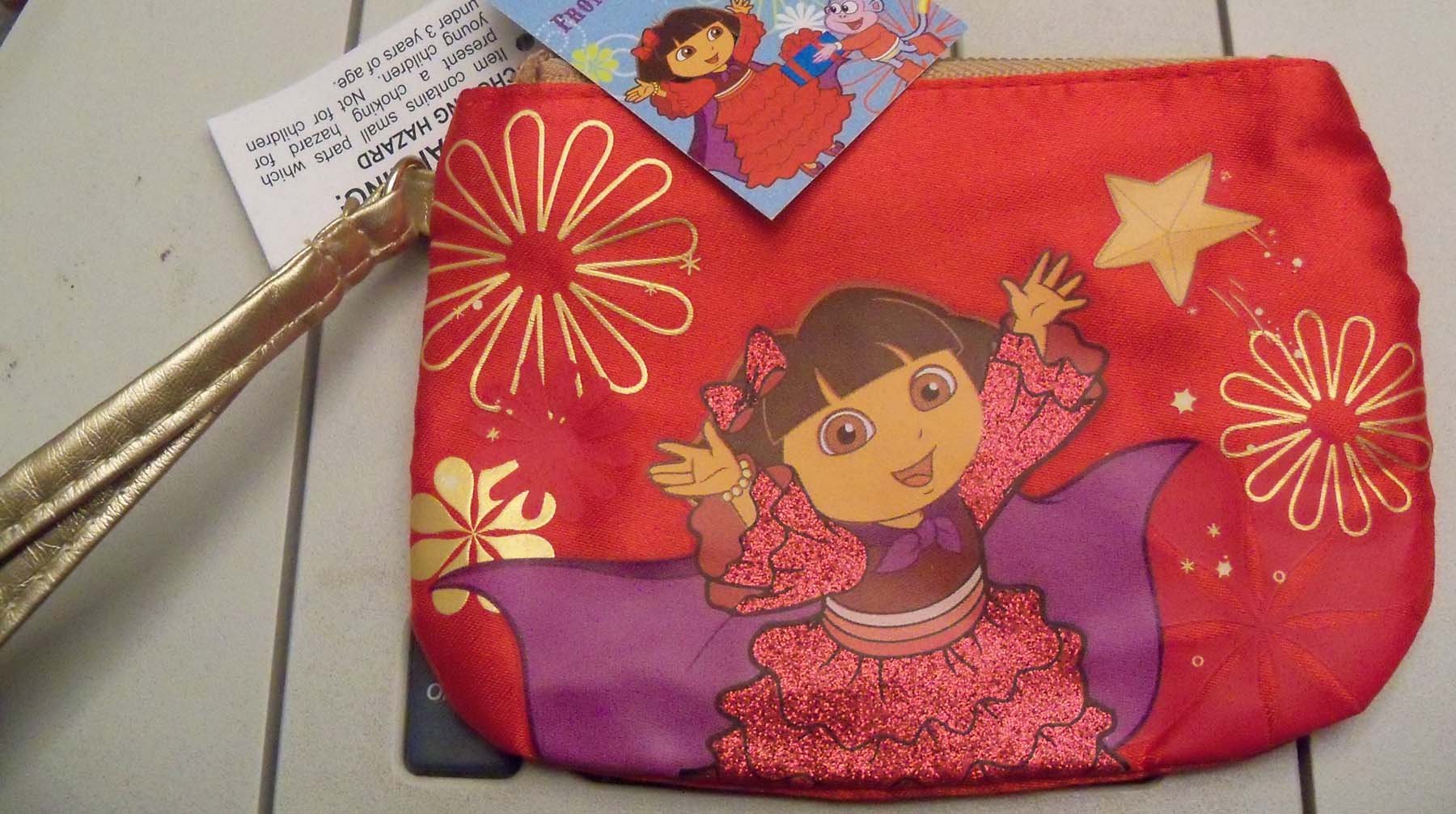 Dora The Explorer Hot Pink Trifold Wallet