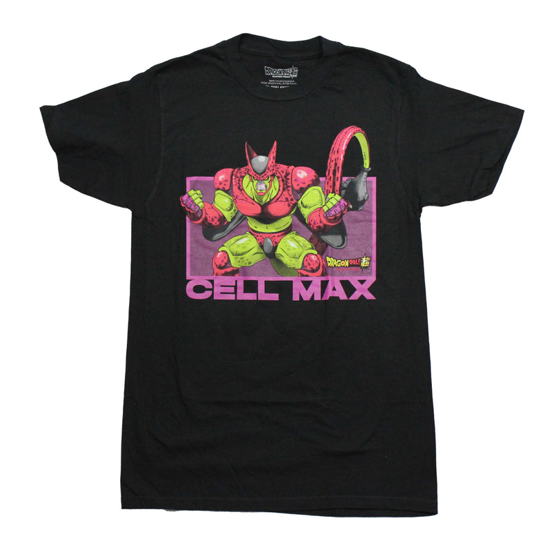 Dragon Ball Z Mens T-Shirt - Cell Max Fists Clinched Pose - Inmyparentsbasement.com