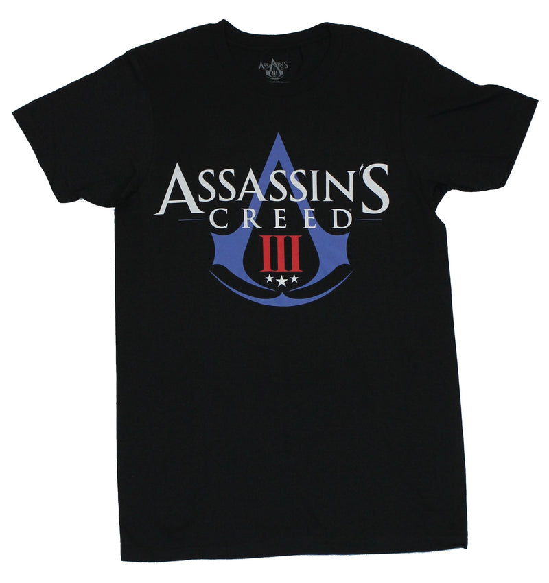 Assassin's Creed III 3 Mens T-Shirt - Blue & Red Game Crest
