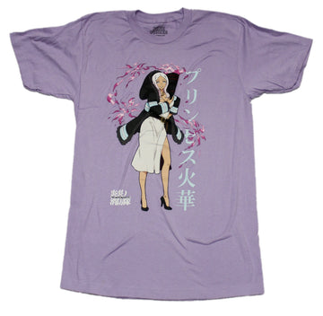 Fire Force Mens Long Sleeve T-Shirt - Hibana Kanji Stance Image