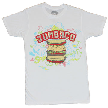 Jack in The Box (Fast Food Resturant) Mens T-Shirt  - Jumbaco Giant Huge Bur