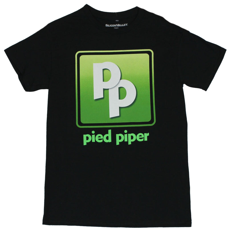 Silicon Valley Mens T-Shirt - Pied Piper Logo Image