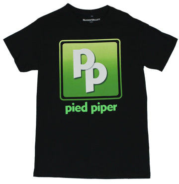 Silicon Valley Mens T-Shirt - Pied Piper Logo Image