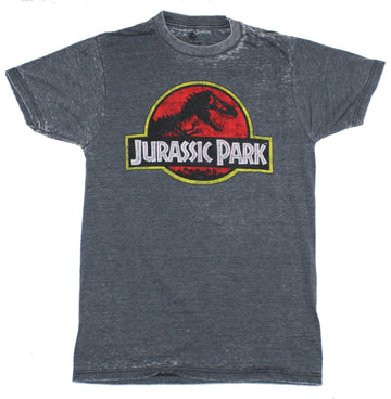 Jurassic Park Mens T-Shirt - Crisp Full Color Logo Image