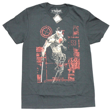 Bloodshot Valiant Mens T-shirt - Standing In Cross Hairs