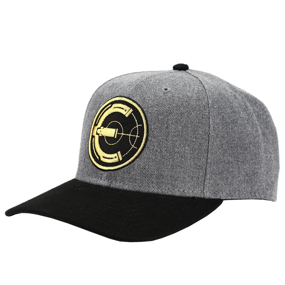 Bioworld Eternals Logo Embroidered Mock Acrylic Unisex Black Snapback Hat