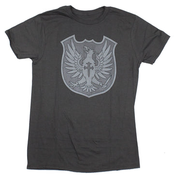 Black Clover Mens  T-Shirt -  Silver Eagle Squad Crest of The Magic Knights