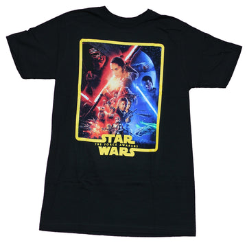 Star Wars Mens T-Shirt - The Force Awakens Poster Image
