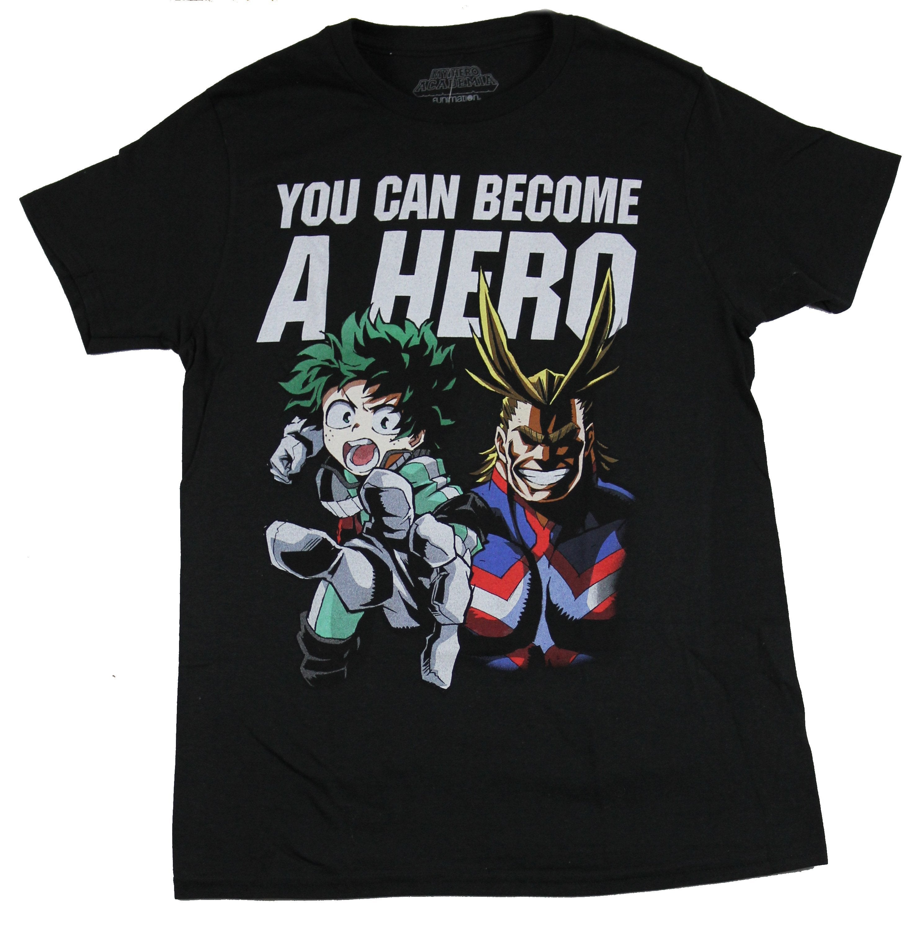 My Hero Academia Mens T-Shirt - You Can Become a Hero Image
