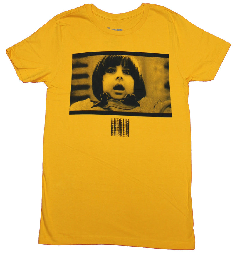 The Shining Mens T-Shirt - Redrum Danny Terrified Face Image - Inmyparentsbasement.com