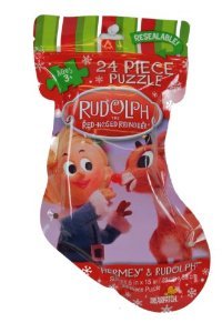 Rudolph the Red Nosed Reindeer Hermey & Rudolph 24 Piece Puzzle By Briarpatch