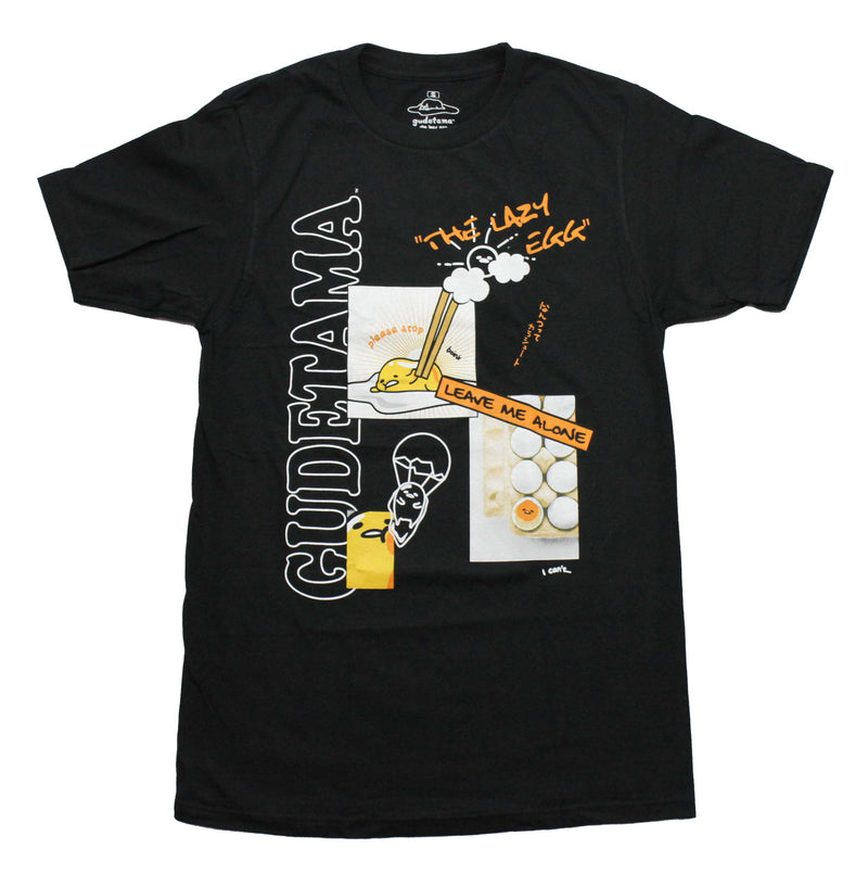 Gudetama Mens T-Shirt - Please Leave Me Alone, The Lazy Egg - Inmyparentsbasement.com