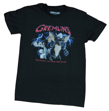 Gremlins Mens T-Shirt - What You See Gizmo Stripe Image