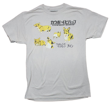 Cowboy Bebop Mens T-Shirt -  The Many Poses of Ein