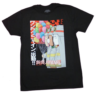 Fire Force Mens T-Shirt - Teaser Balloon Group Image