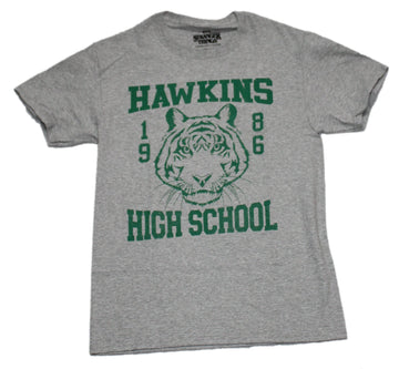 Stranger Things Mens T-Shirt - Hawkins High School Tigers Logo