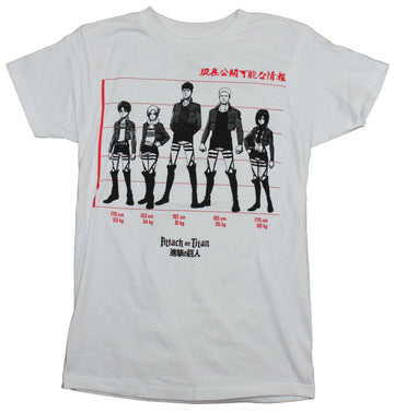 Attack on Titan Mens T-Shirt - Lineup Team Image