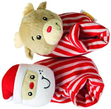 Infantino Santa and Reindeer Foot Rattles