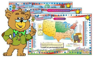 MunchMats MM-US Geo Pad- US Geography