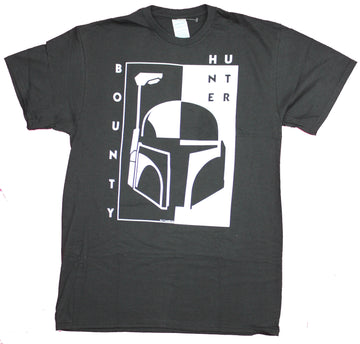 Star Wars Mens T-Shirt - Boba Fett Boxed Helmet Image