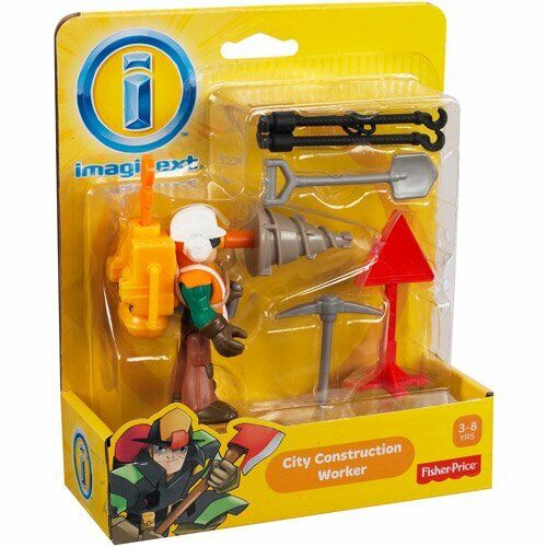 Fisher-Price Imaginext - Adventure City Construction Worker - Inmyparentsbasement.com