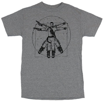 Firefly Serenity Mens T-Shirt - Vitruvian Styled Jane  Circle Image